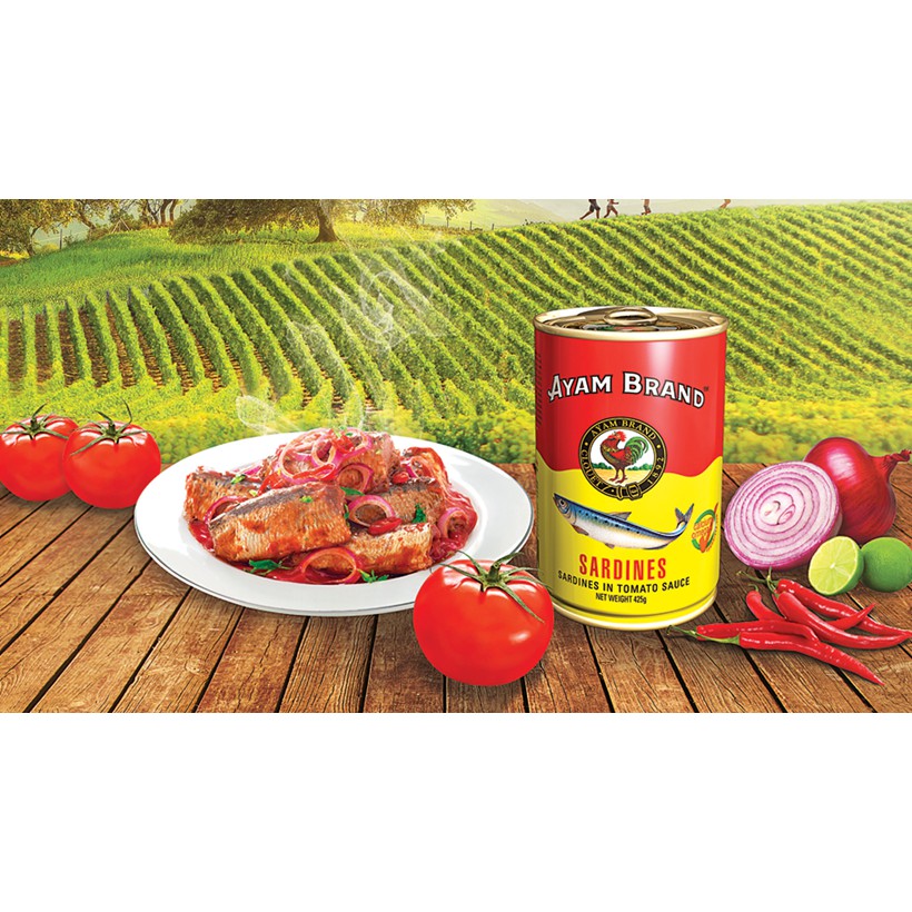AYAM BRAND Sardines 155G /230G / 300G / 425G-Wholesale Office Stationery and Pantry Supply
