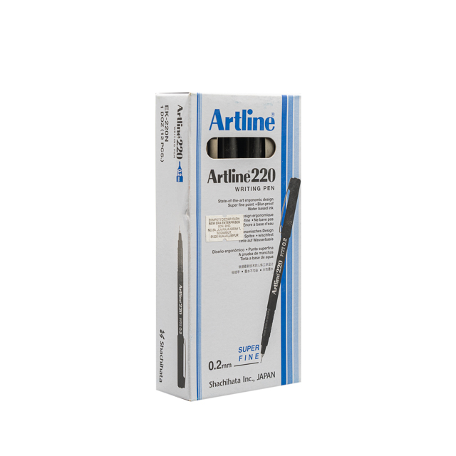 ARTLINE 0.2mm Writing Pen 220-Wholesale Office Stationery and Pantry Supply