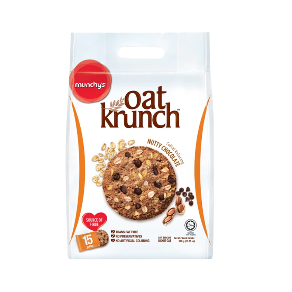 Munchy's Oat Krunch Nutty Chocolate Cracker 390g