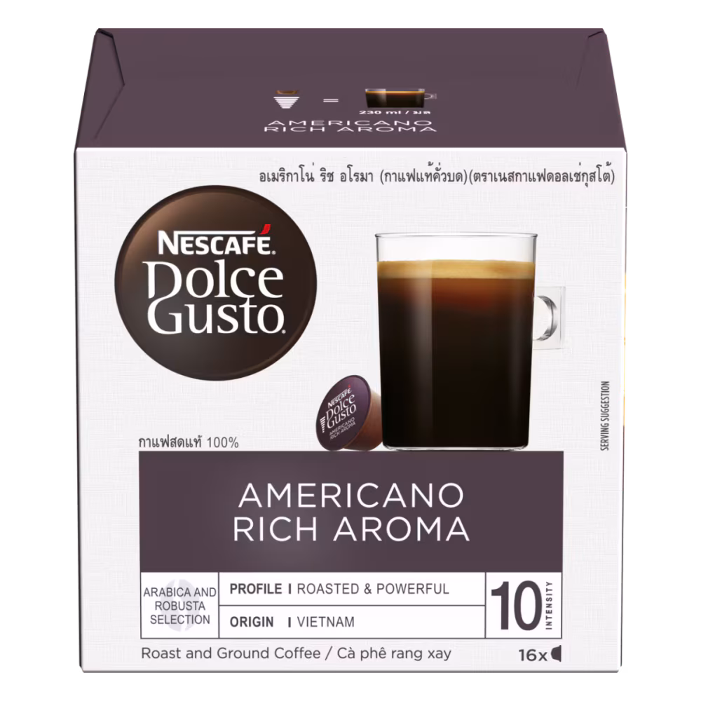 Nescafe Dolce Gusto Americano Coffee Capsules 186.4g x 8s
