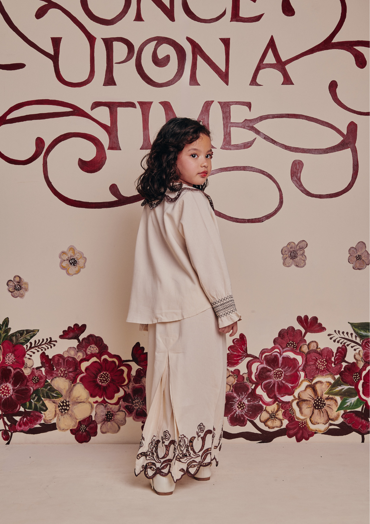 Little Breeze Kurung in Rosie