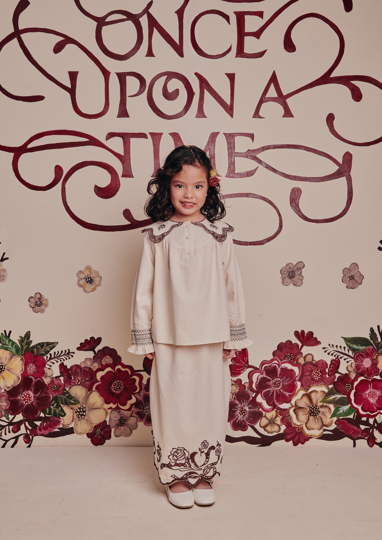 Little Breeze Kurung in Rosie
