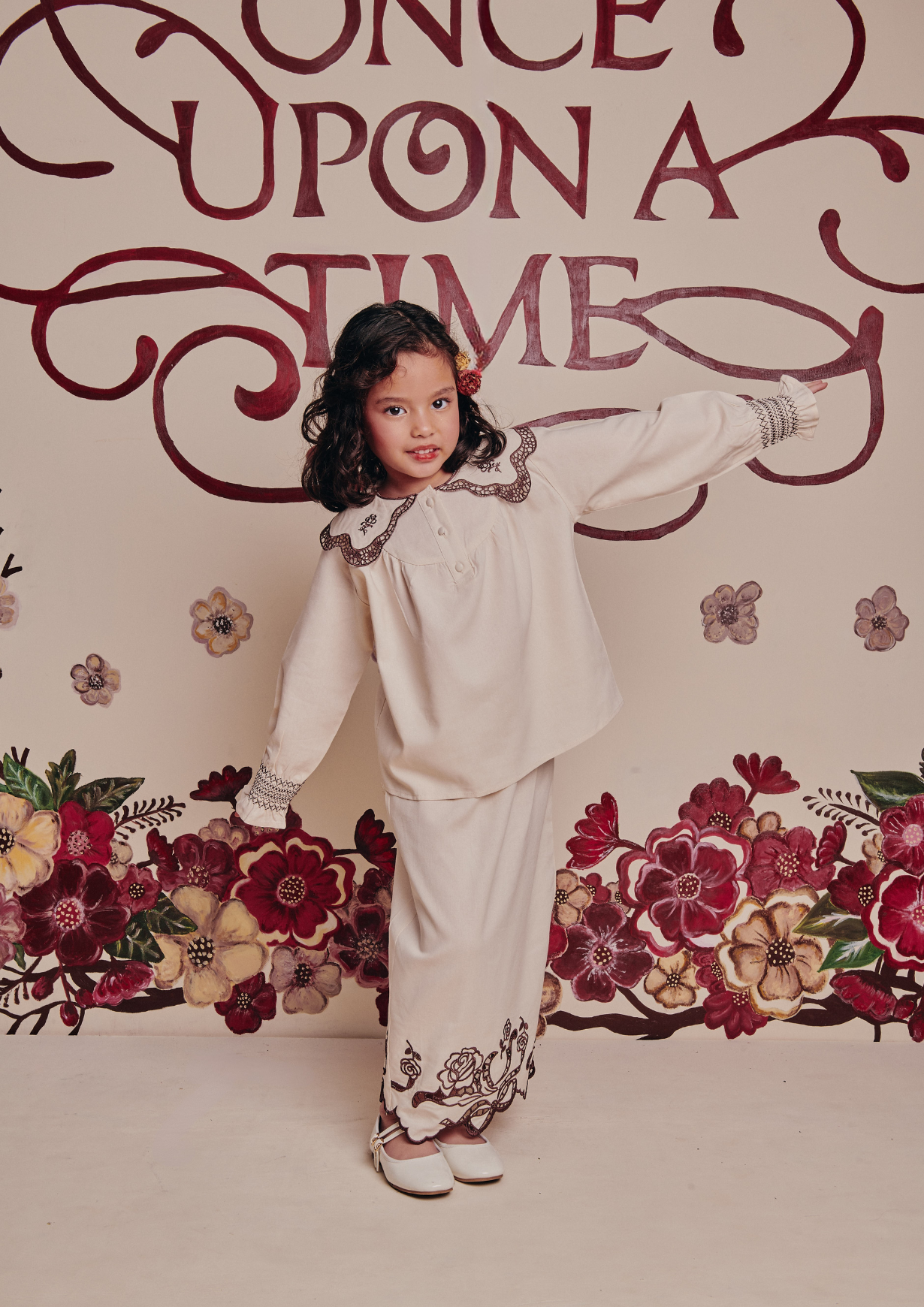 Little Breeze Kurung in Rosie