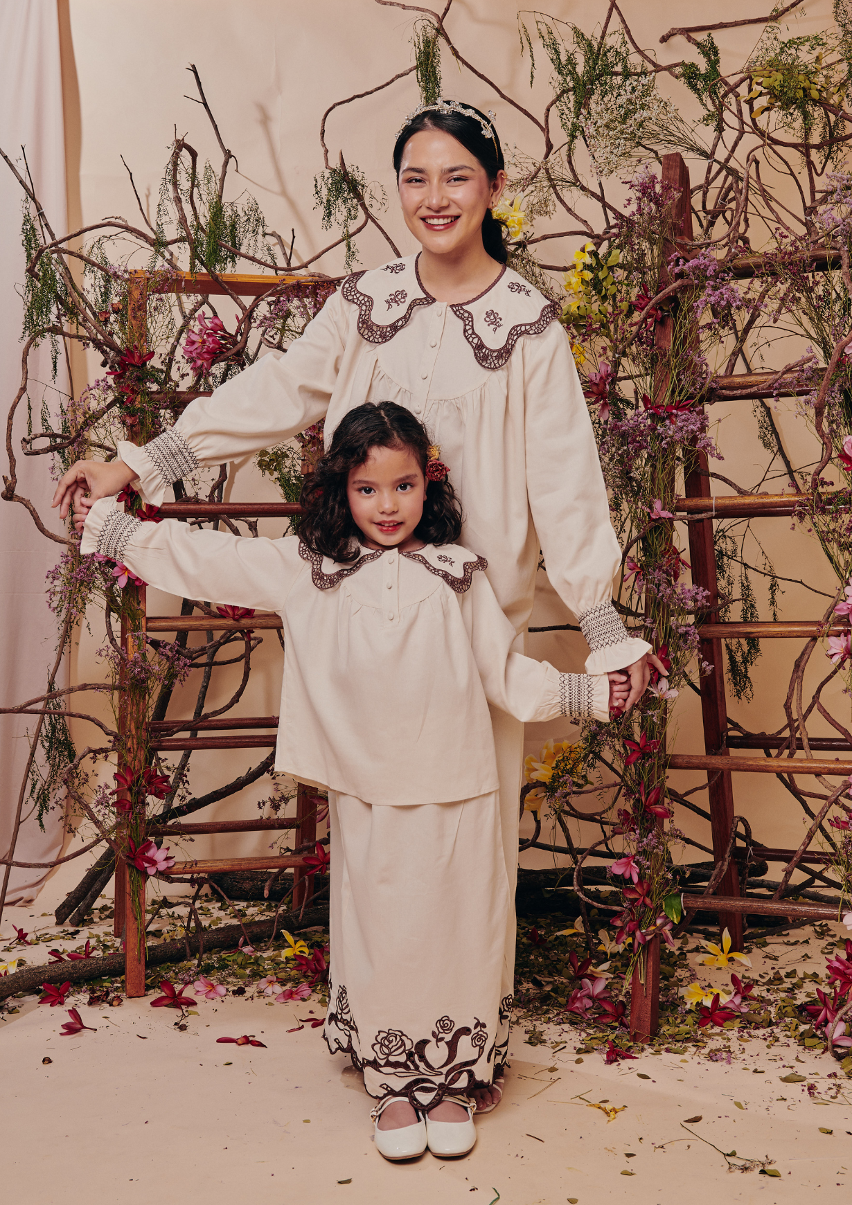 Little Breeze Kurung in Rosie