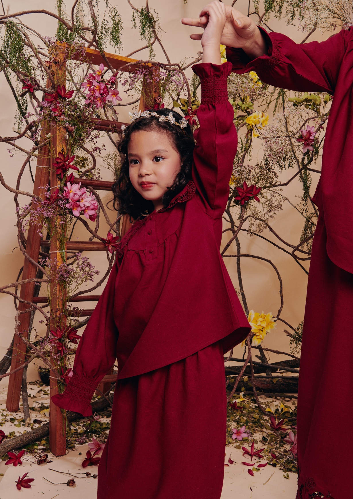 Little Breeze Kurung in Rosemary