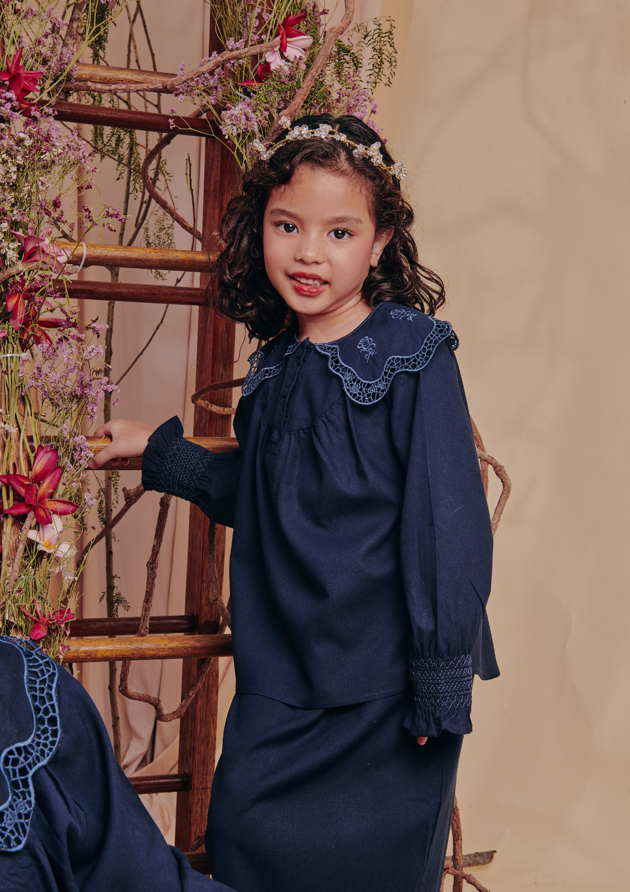 Little Breeze Kurung in Rosebay