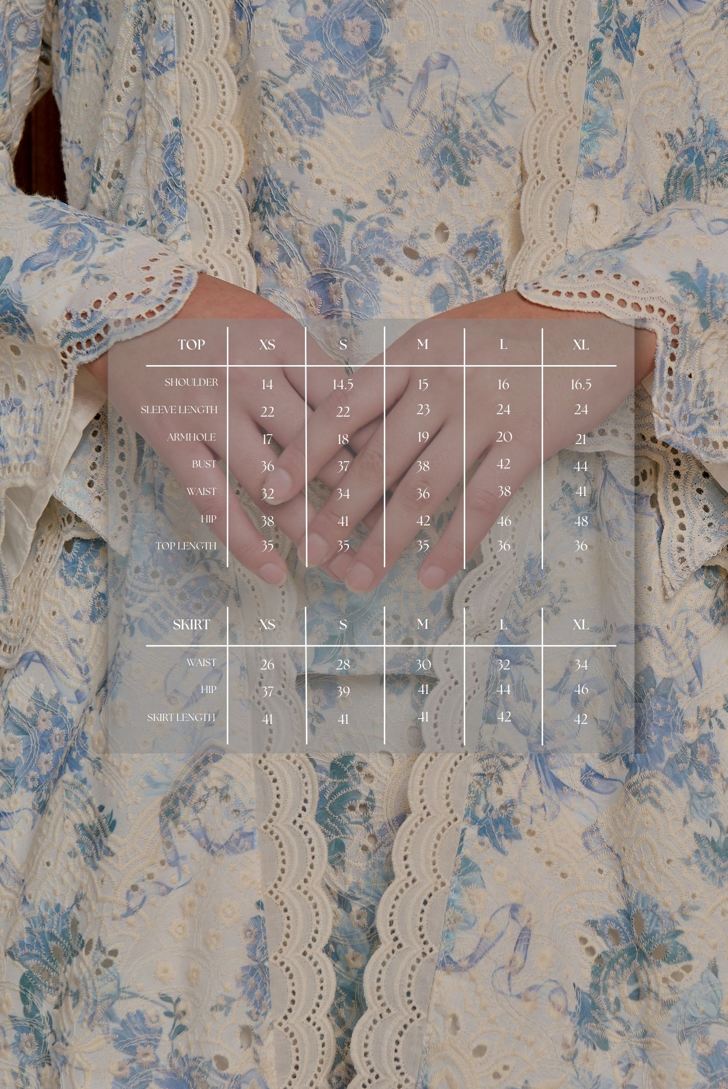 Bluebell Whisper Kebaya