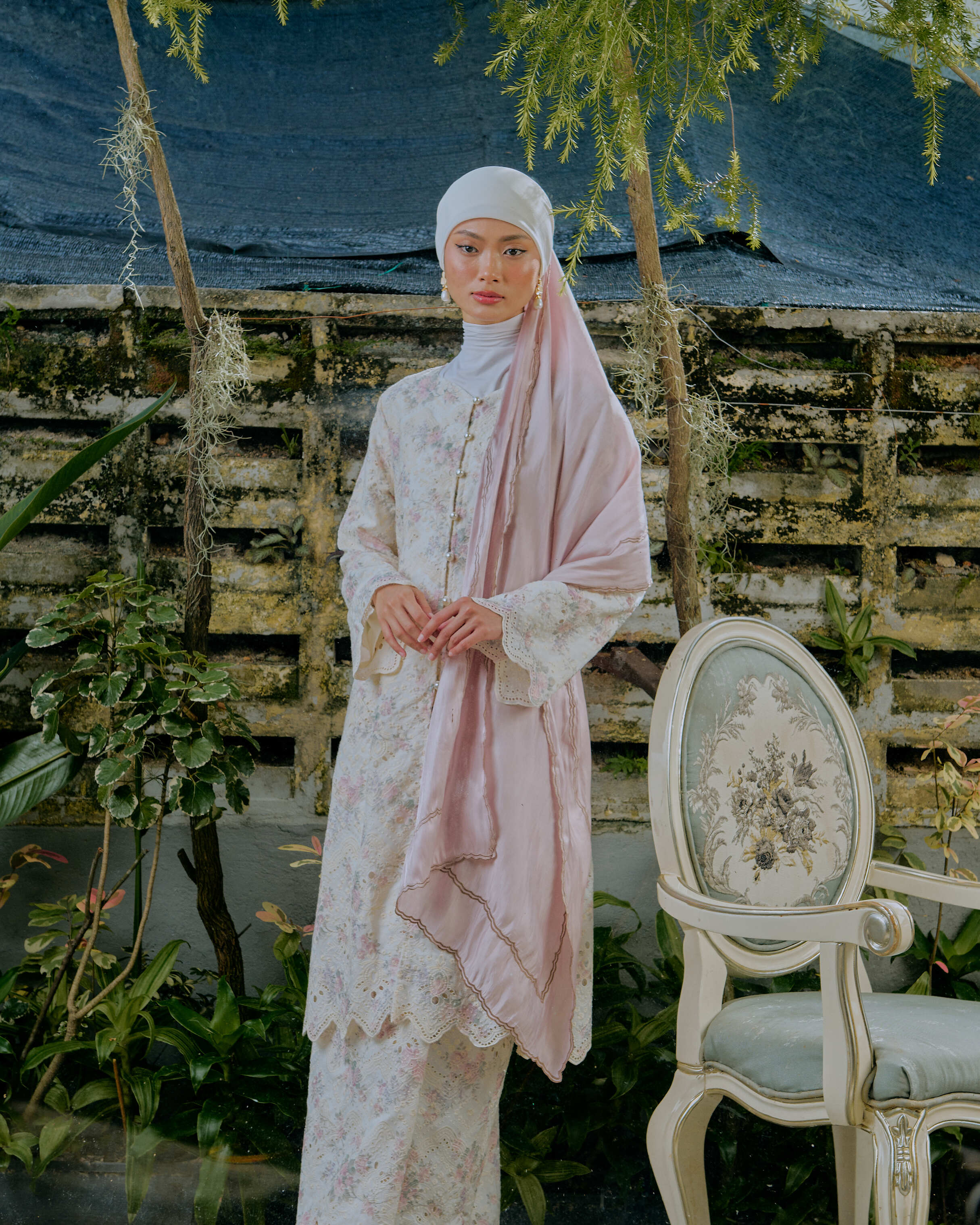 Blush Pink Veil
