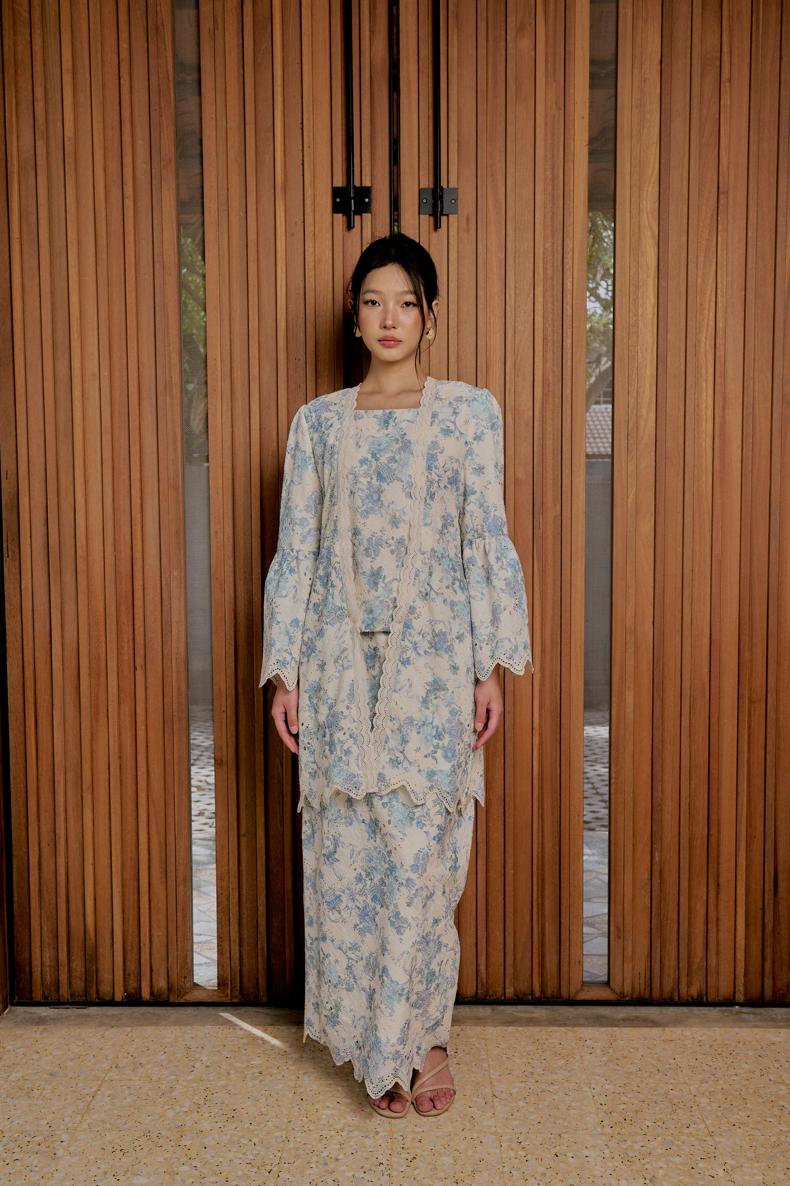 Bluebell Whisper Kebaya