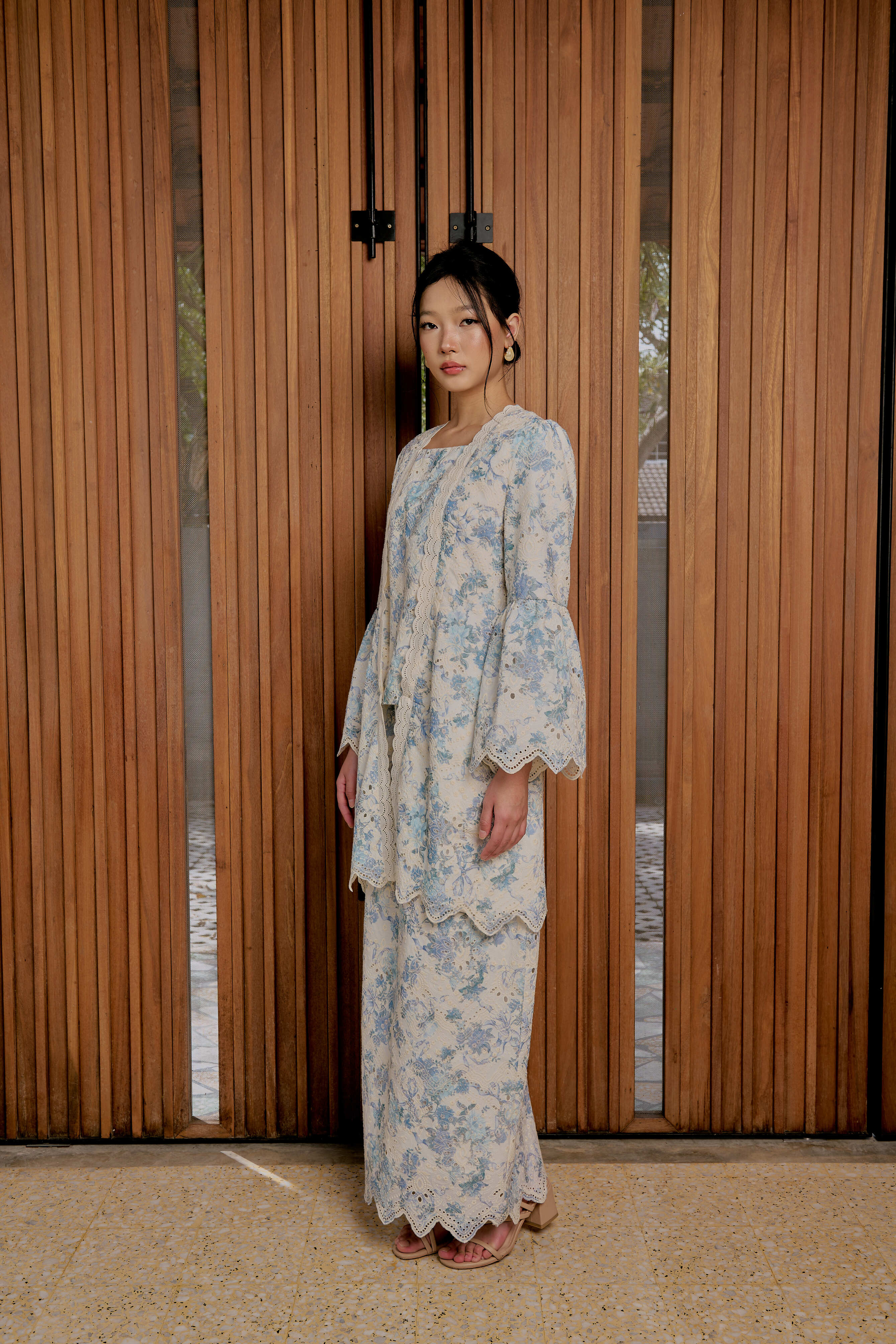 Bluebell Whisper Kebaya