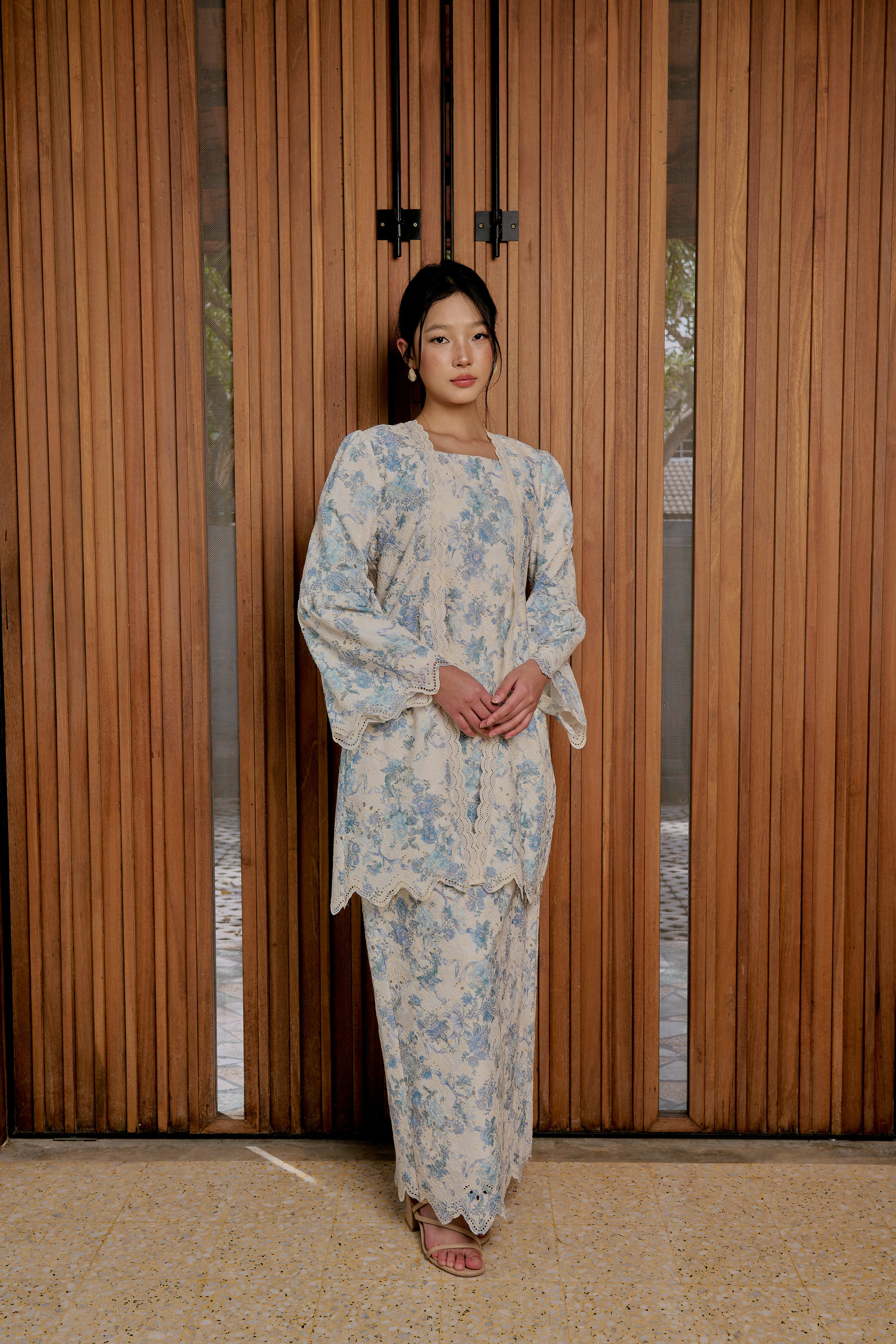 Bluebell Whisper Kebaya