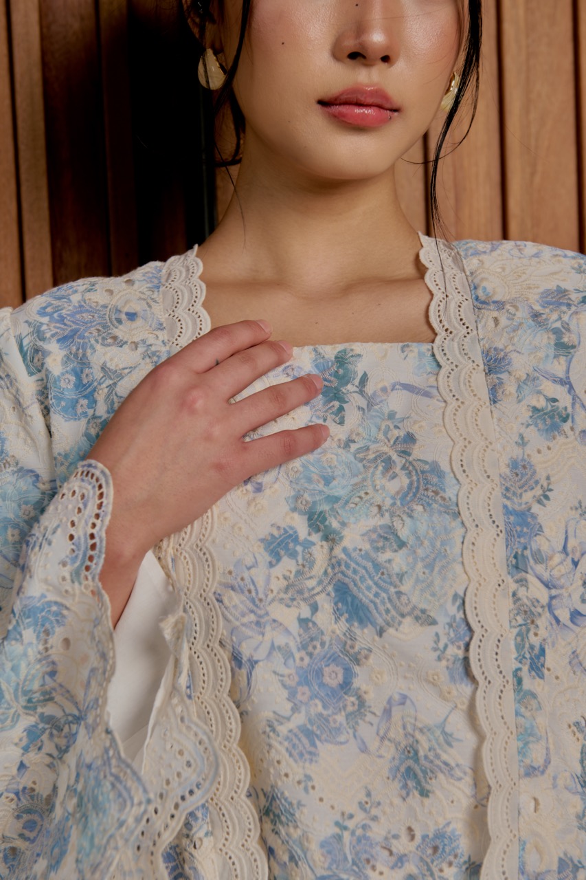 Bluebell Whisper Kebaya