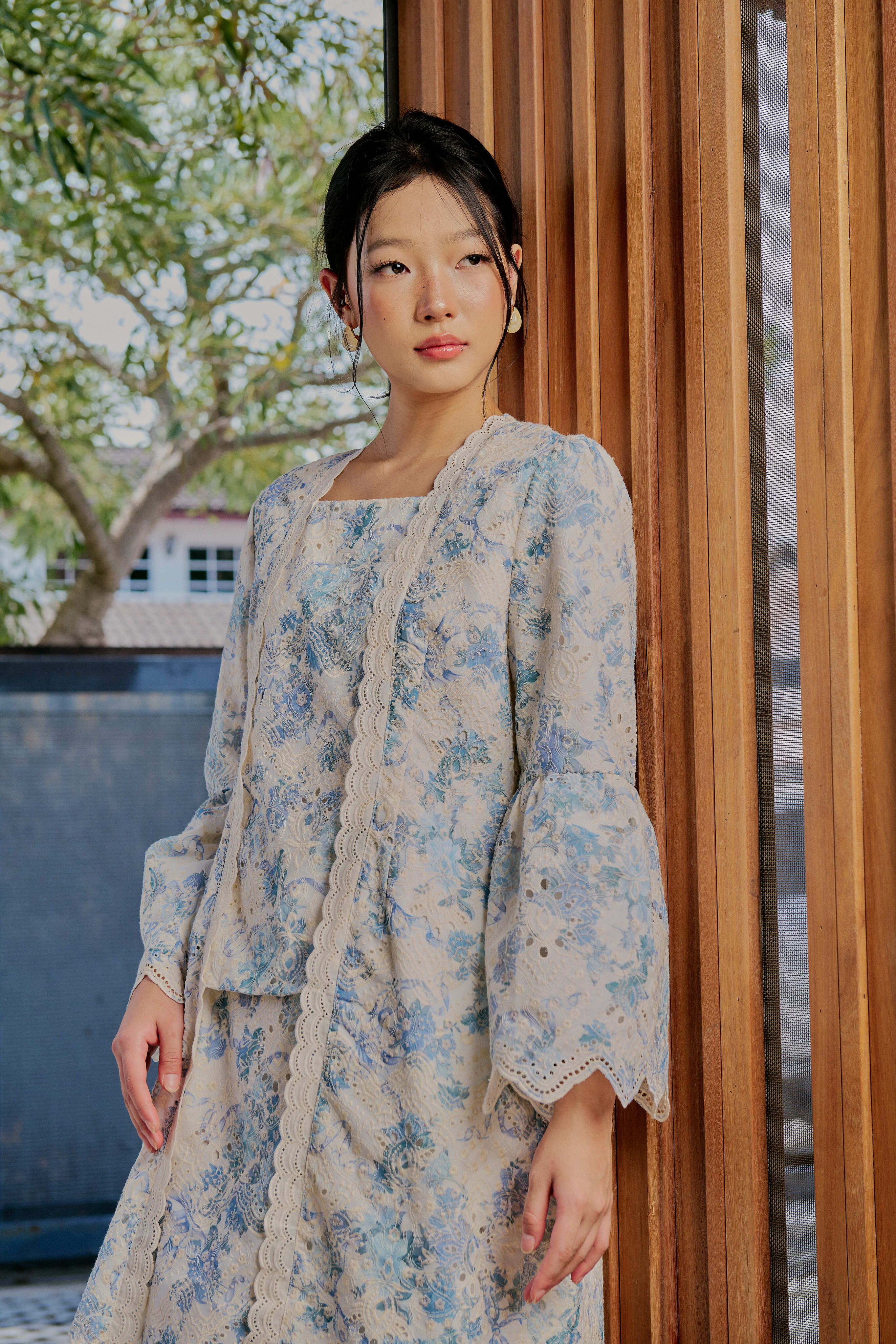 Bluebell Whisper Kebaya
