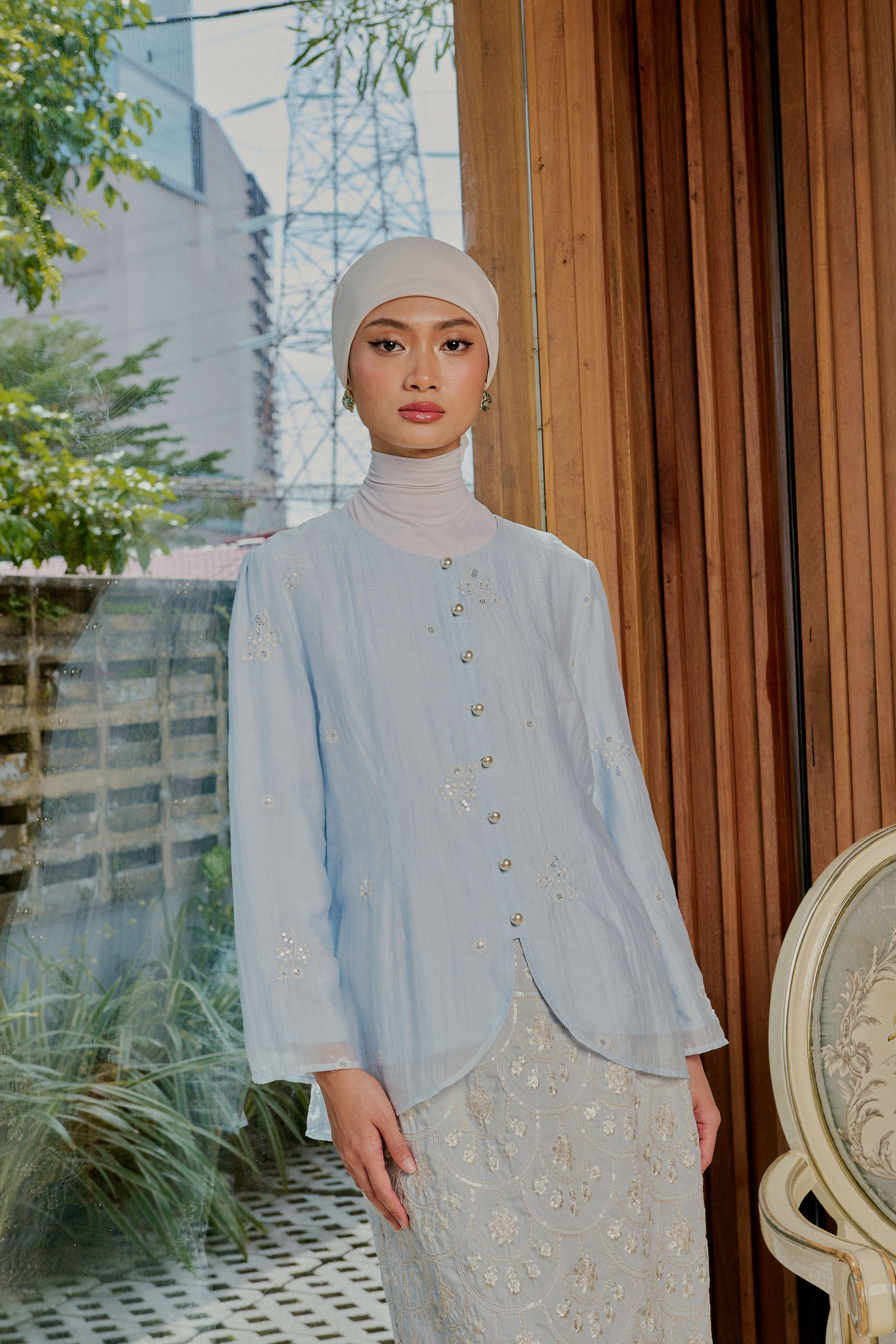 Pearl Cloud Kebaya