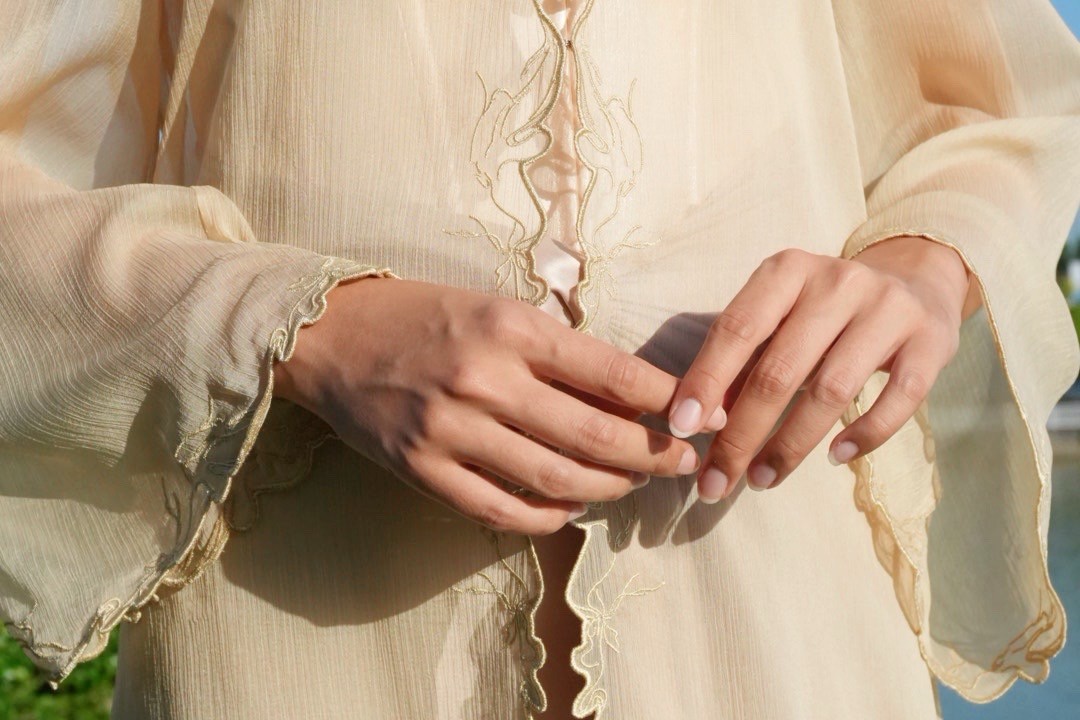 Twilight Kebaya in Ivory Beige