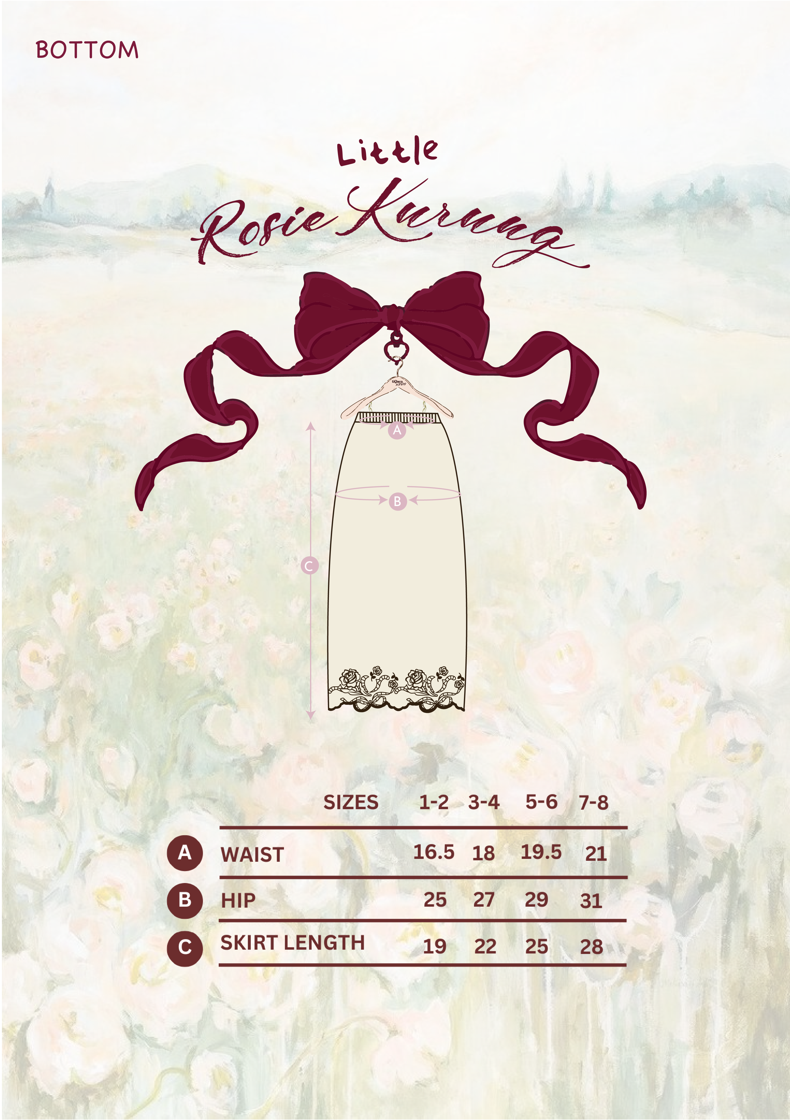 Little Breeze Kurung in Rosie