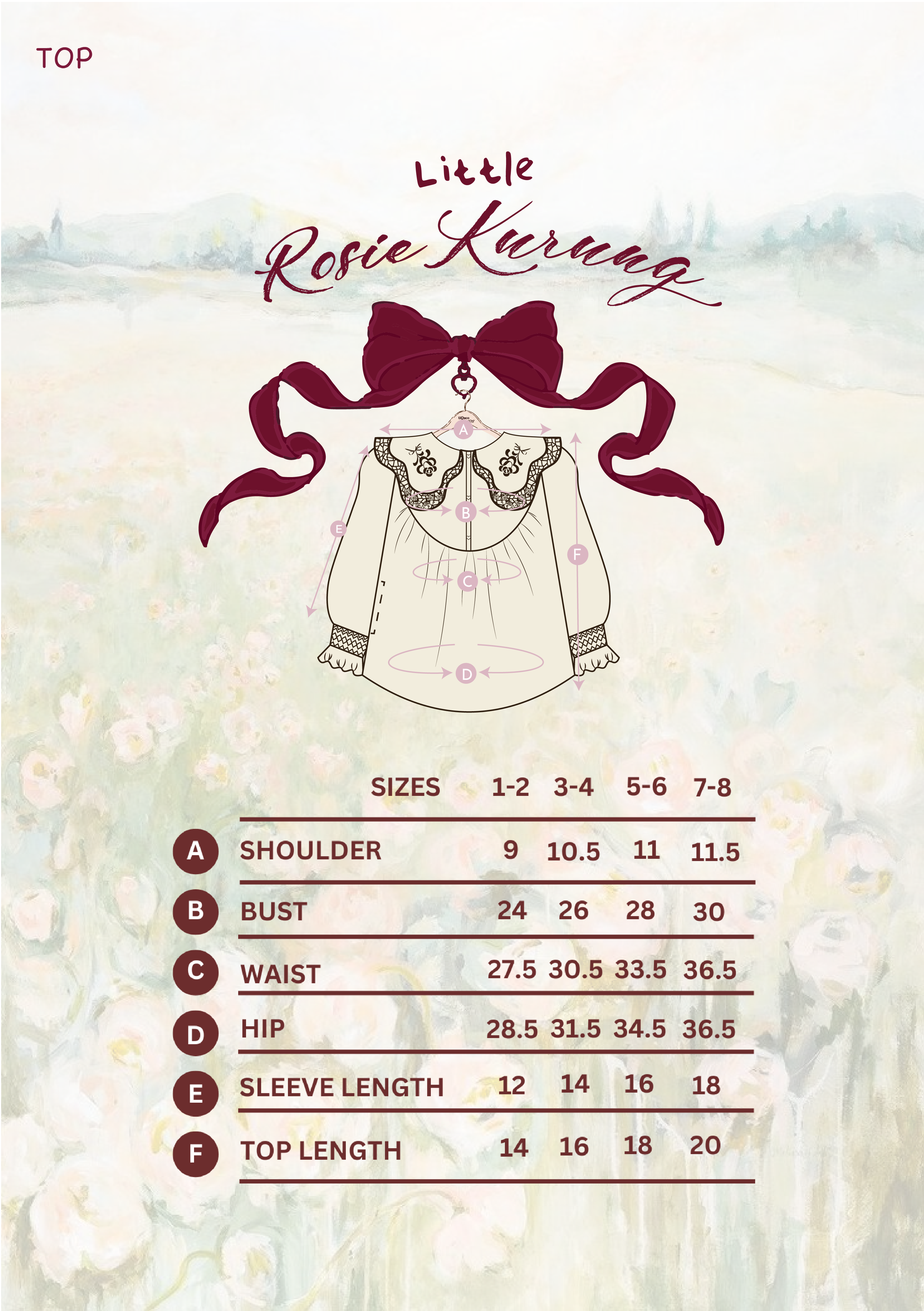 Little Breeze Kurung in Rosie