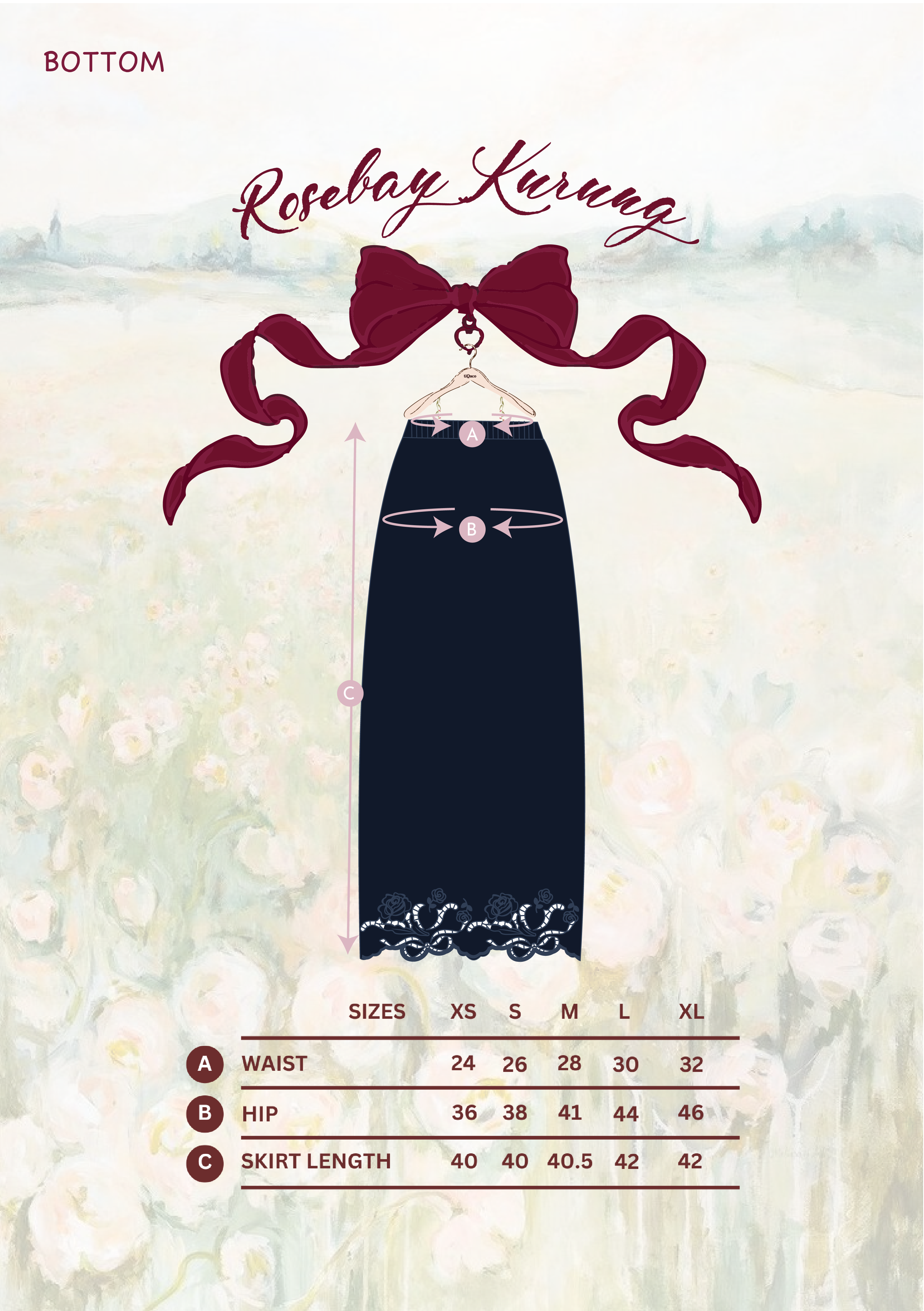 Breeze Kurung in Rosebay