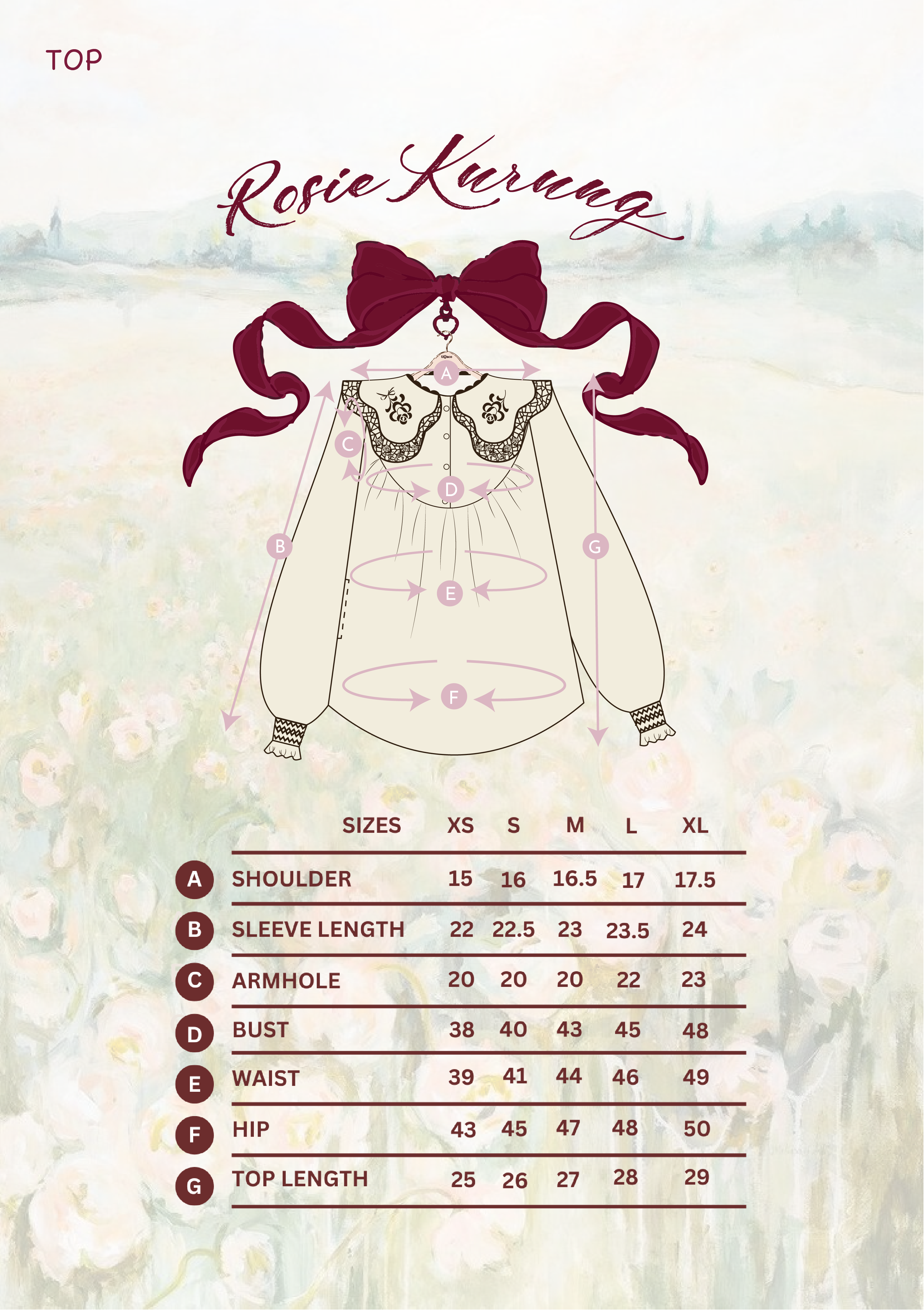 Breeze Kurung in Rosie