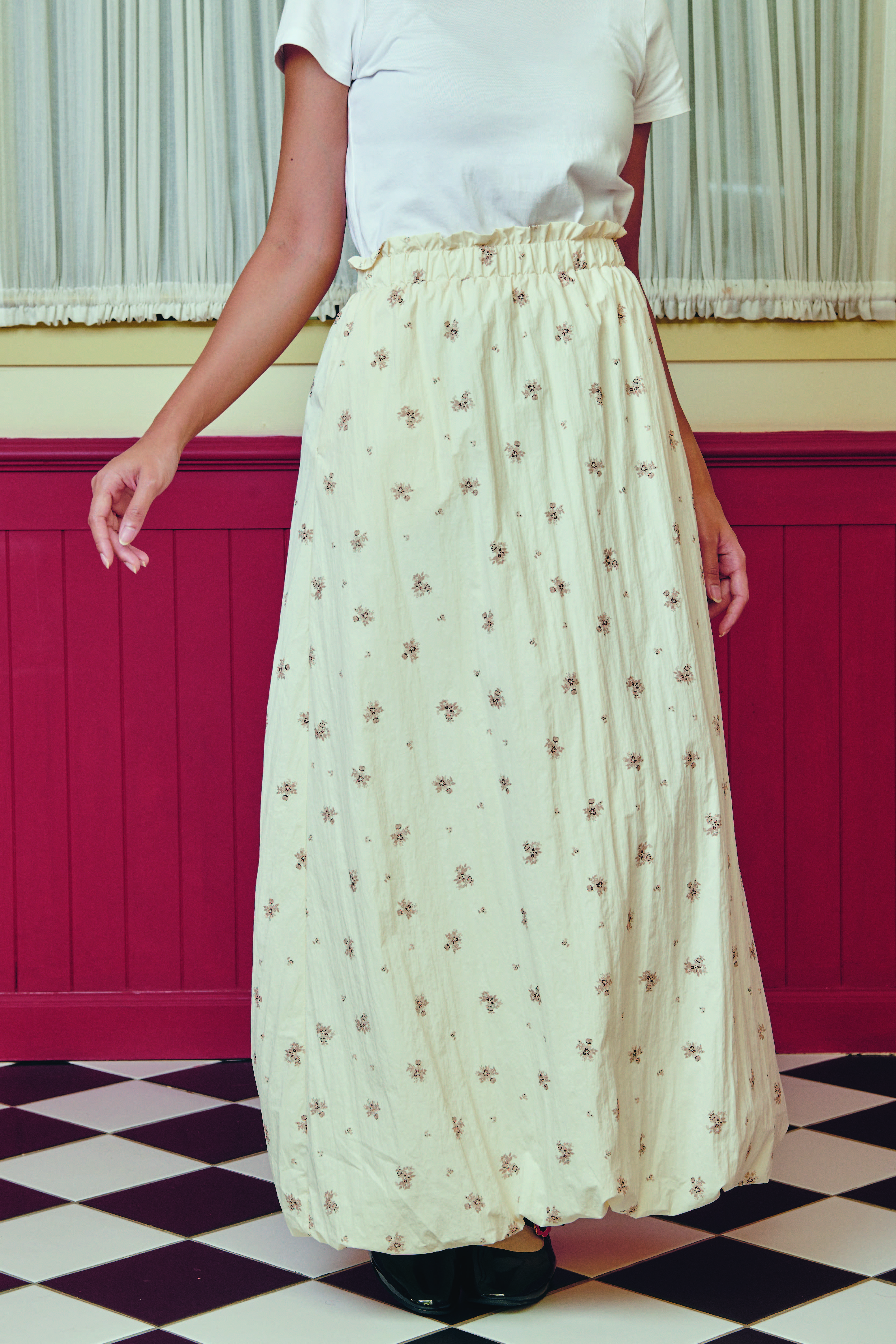 Moka Skirt in Cream