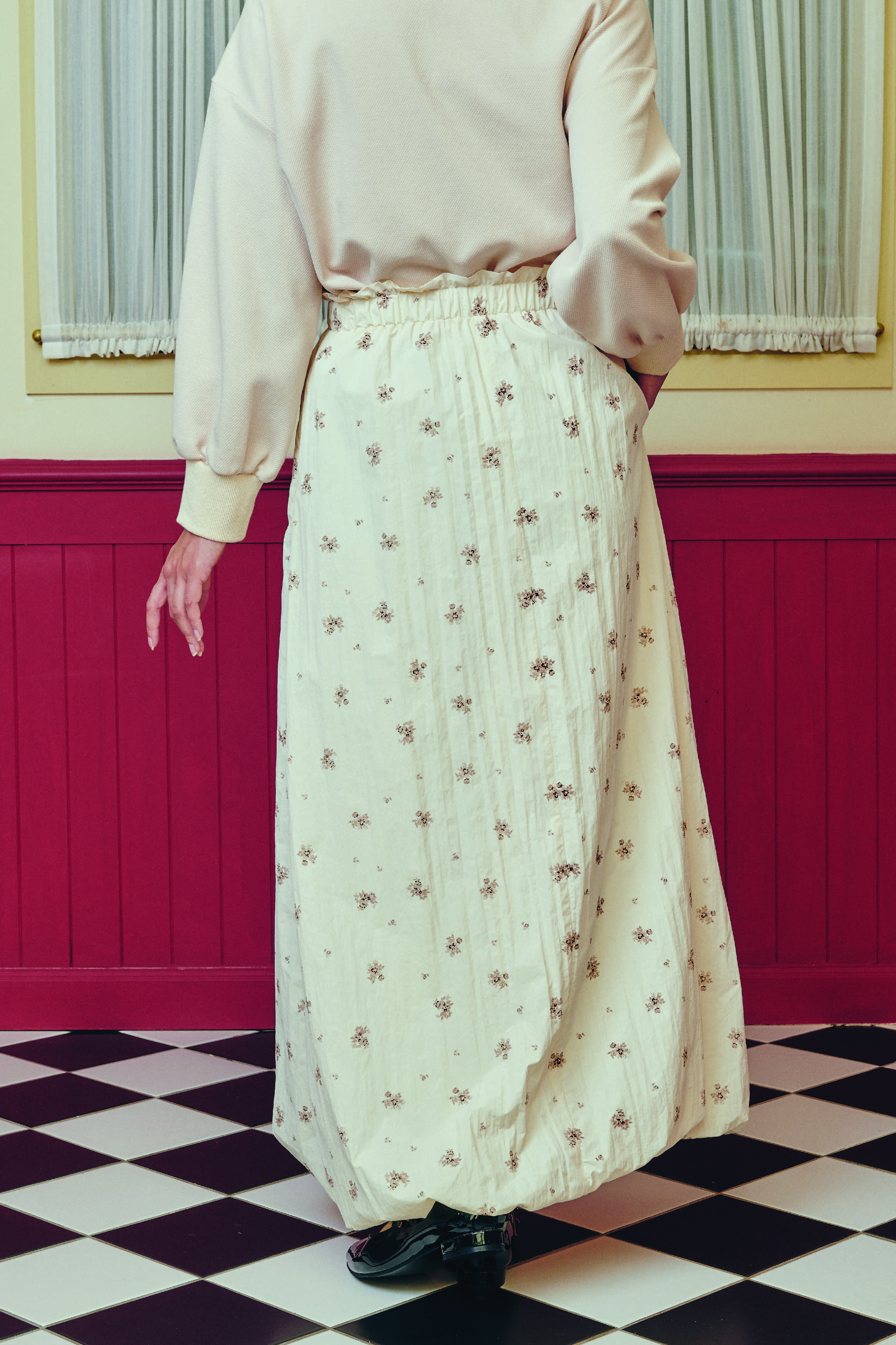 Moka Skirt in Cream