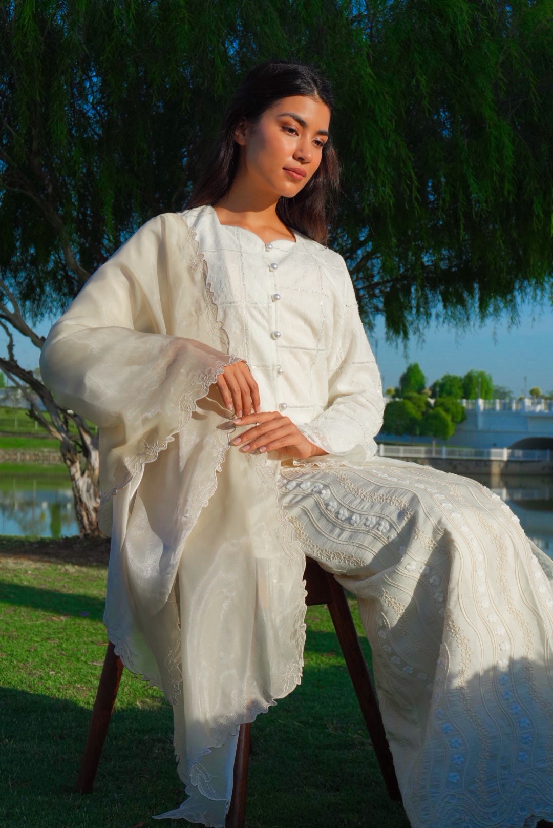 Twilight Veil in Ivory