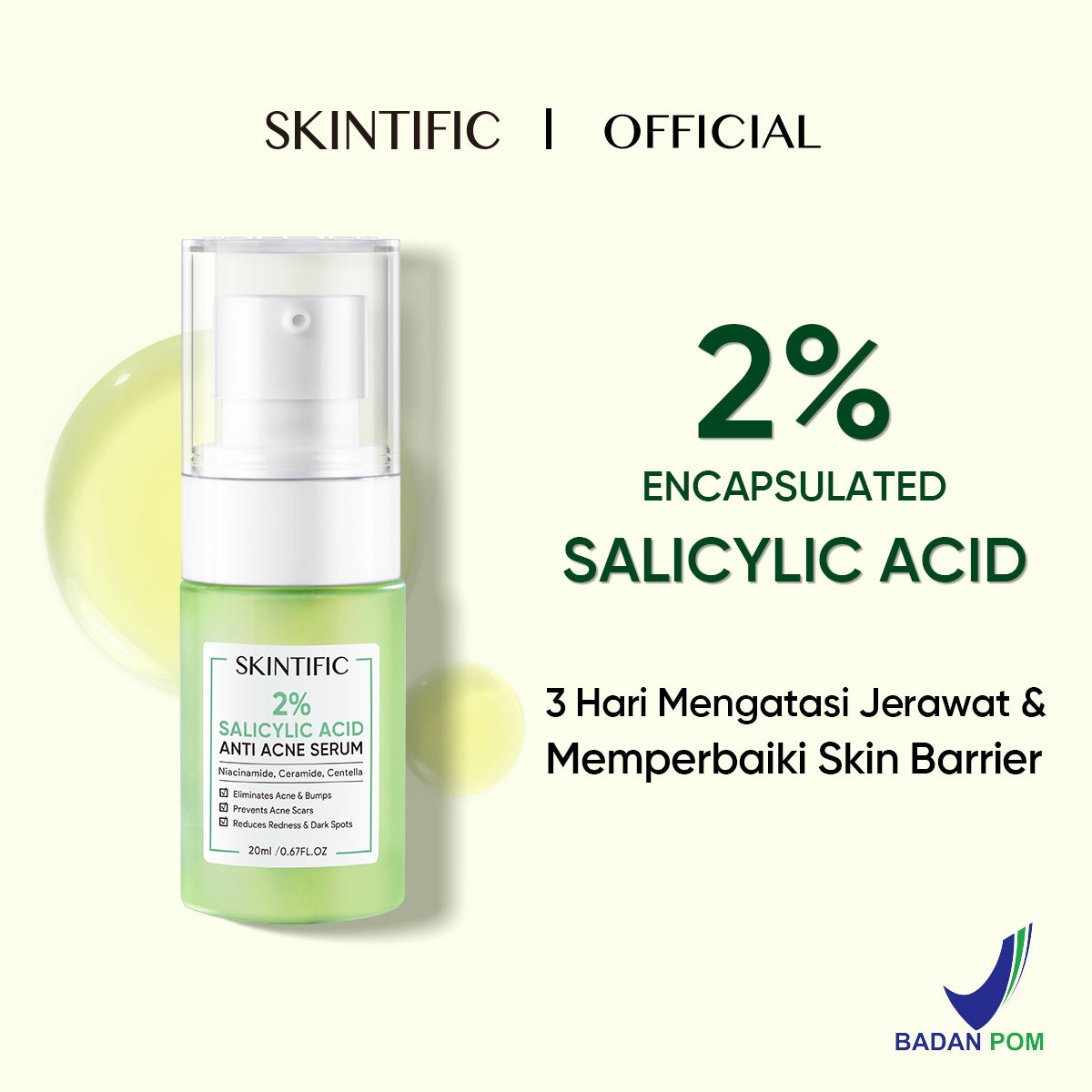 2% Salicylic Acid Anti Acne Serum