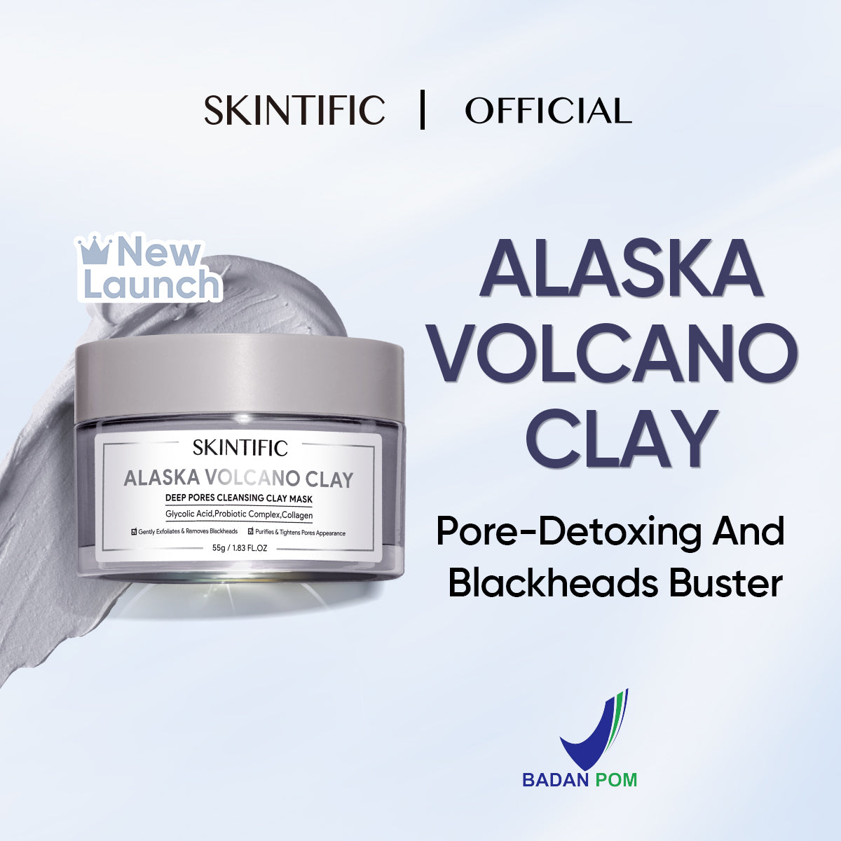 Alaska Volcano Deep Pores Cleansing Clay Mask
