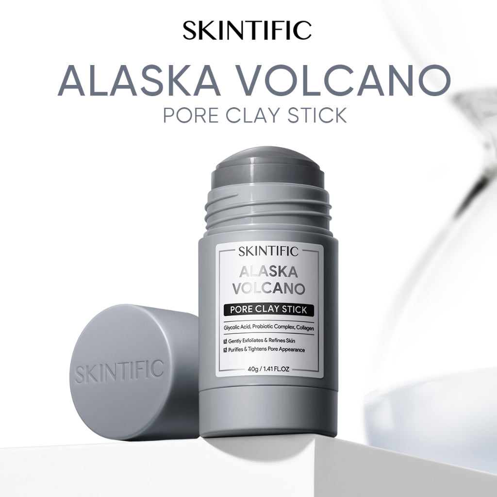 SKINTIFIC Alaska Volcano Pore Clay Stick Masker Komedo 40g
