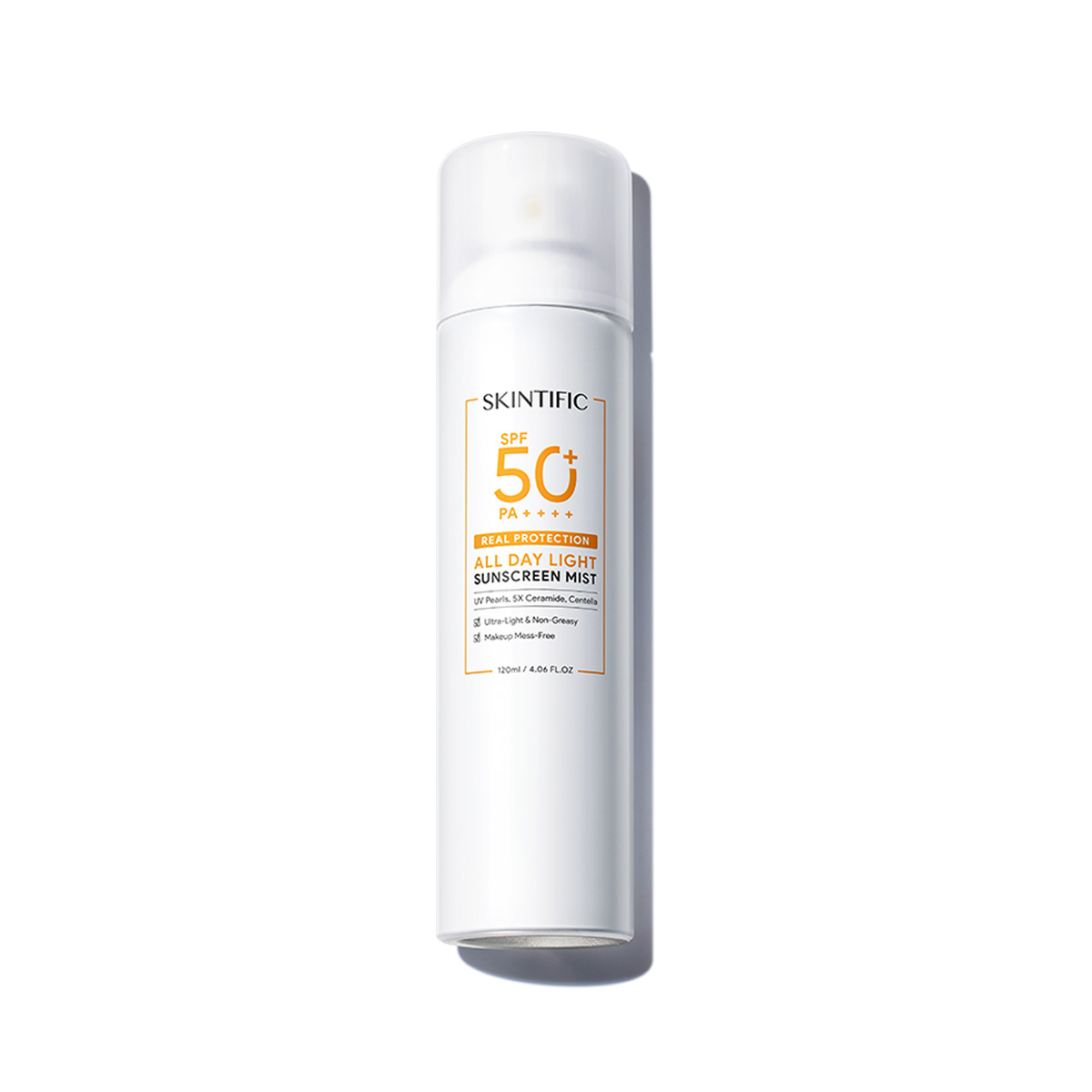 SKINTIFIC All Day Light Sunscreen Mist SPF50 PA++++ 120ml