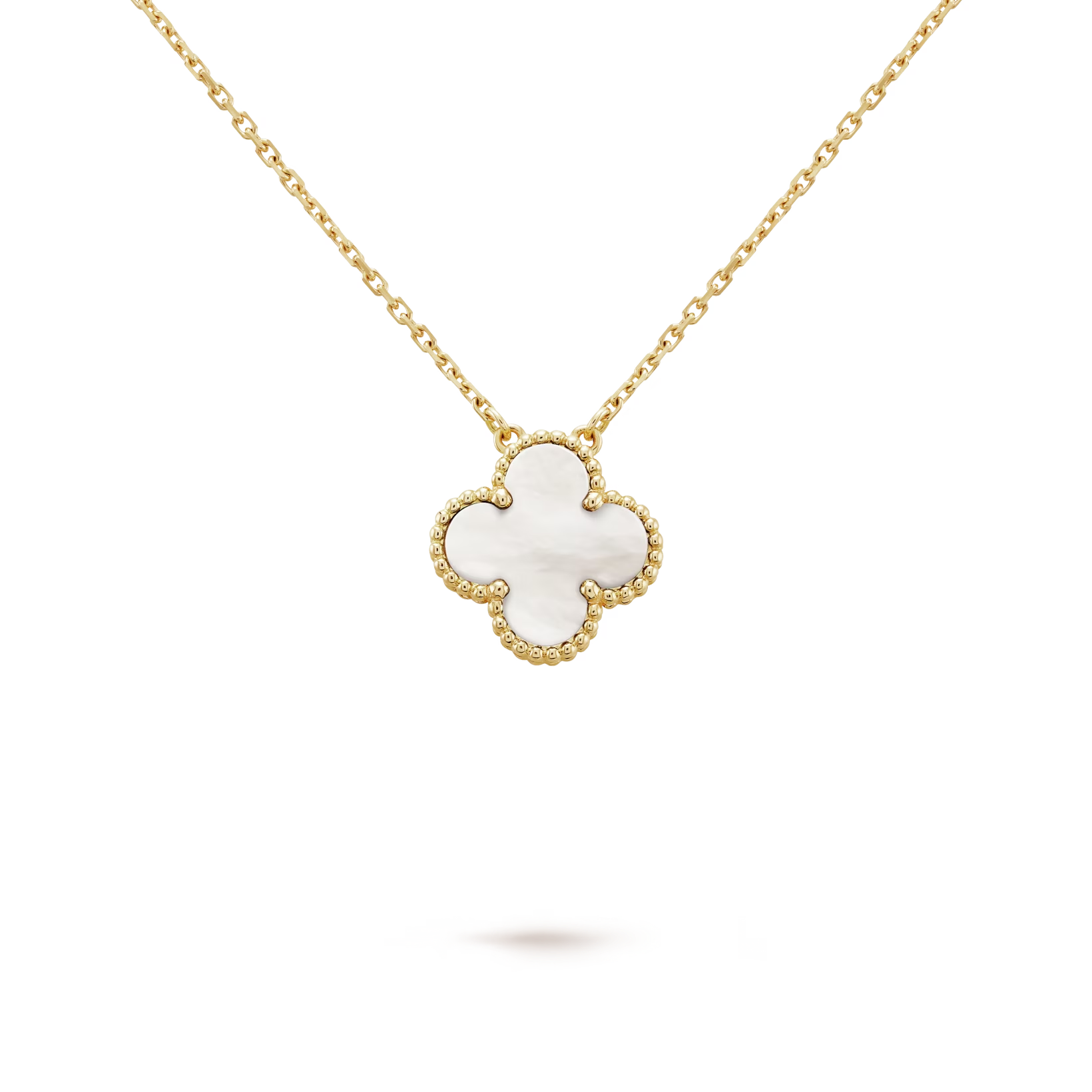 Van Cleef Arpel Mother Of Pearl Motif Necklace 15mm