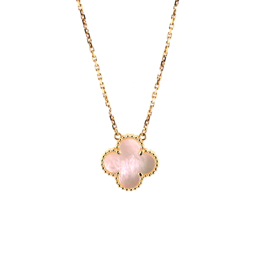 Van Cleef Arpel Mother Of Pearl Motif Necklace 15mm