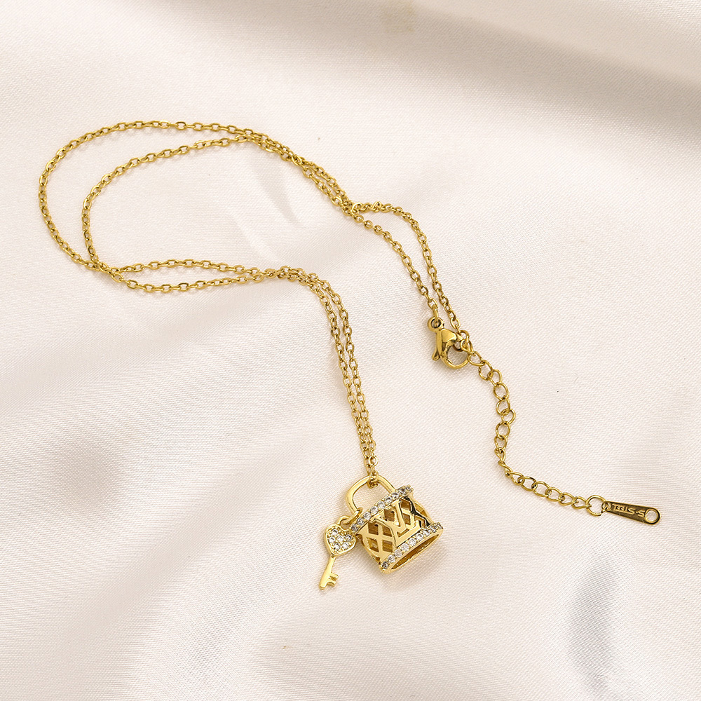 Replica LV Louis Vuitton Locket Necklace
