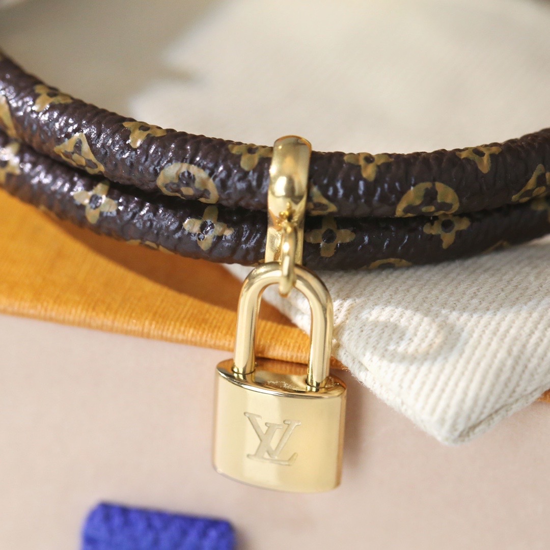 Replica LV Louis Vuitton Keep It Twice Monogram Canvas Bracelet