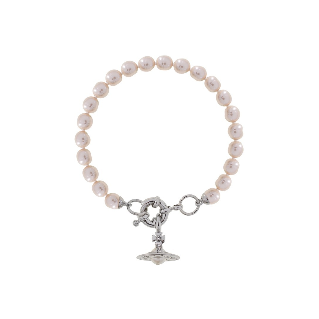 Vivienne Westwood Orb Charm Pearl Bracelet