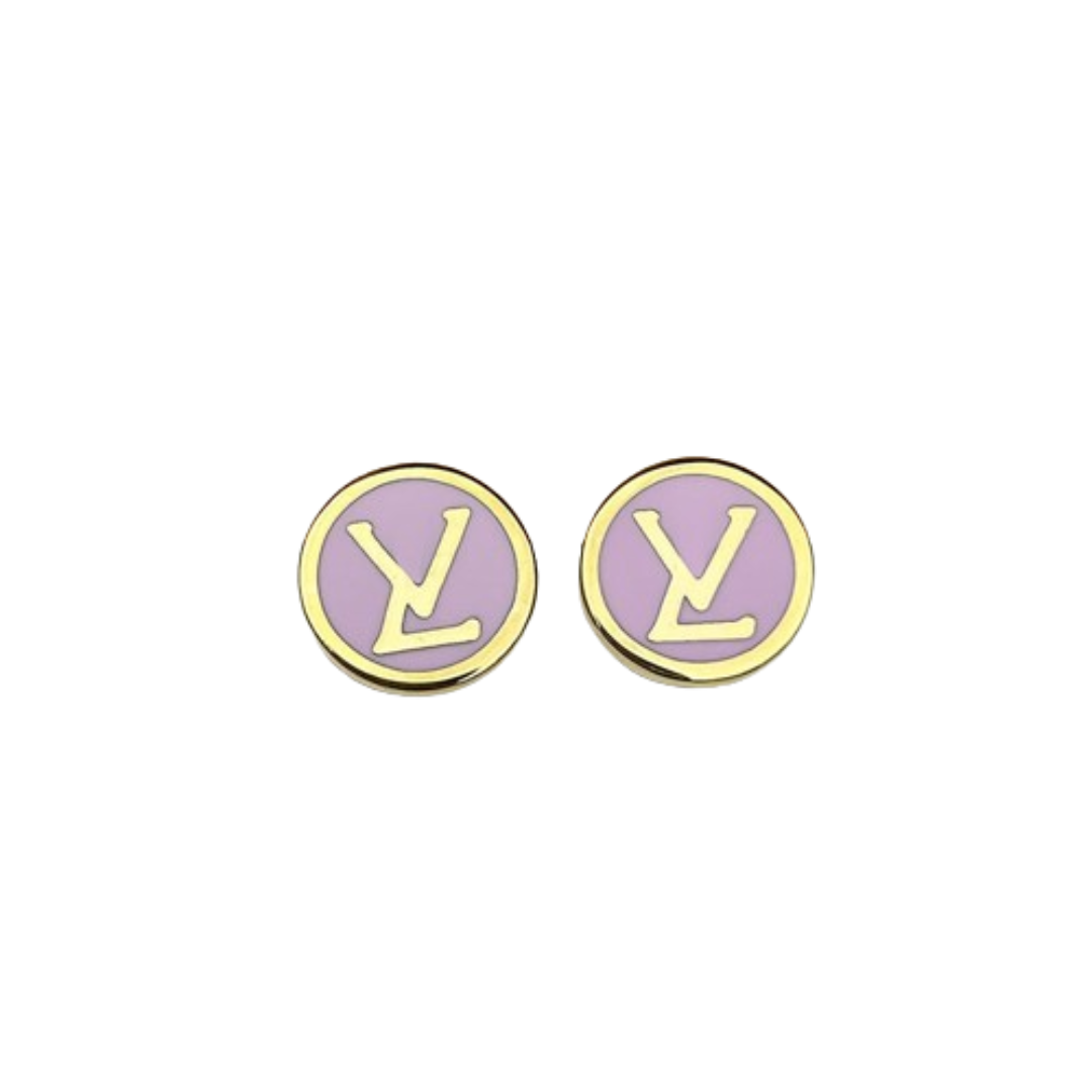 Replica Louis Vuitton LVE Enamel Stud Earrings