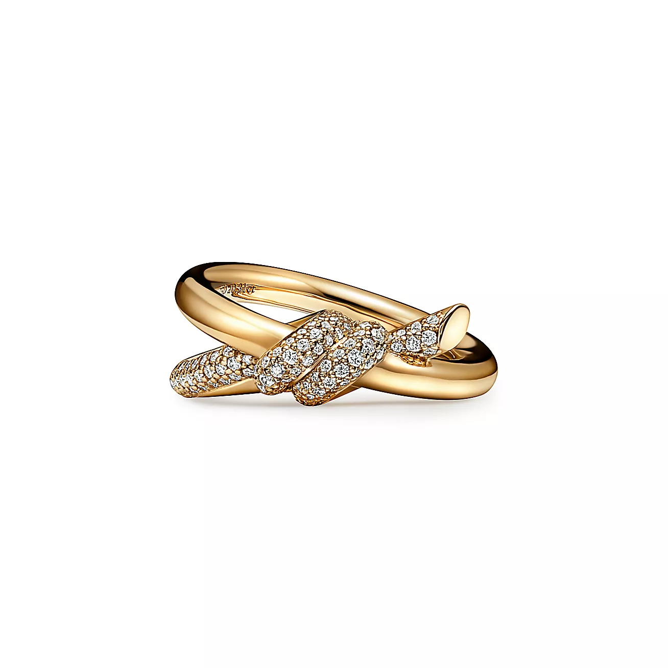 Tiffany Knot Double Row Ring