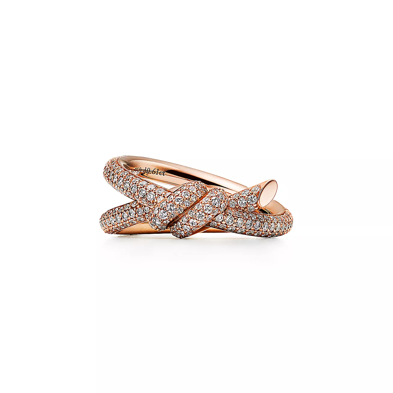 Tiffany Knot Double Row Ring