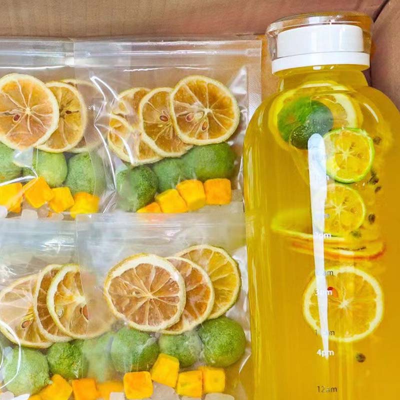 🥤西柚青桔百香果茶 凍幹金桔檸檬茶包