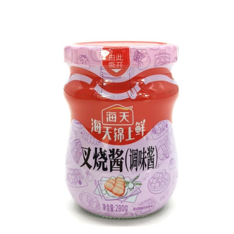 海天 紅燒叉燒醬280g/1瓶 玻璃瓶