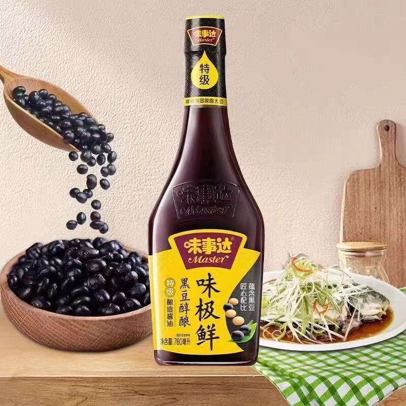 味事達 味極鮮料理醬油 玻璃瓶裝 760ml/1瓶