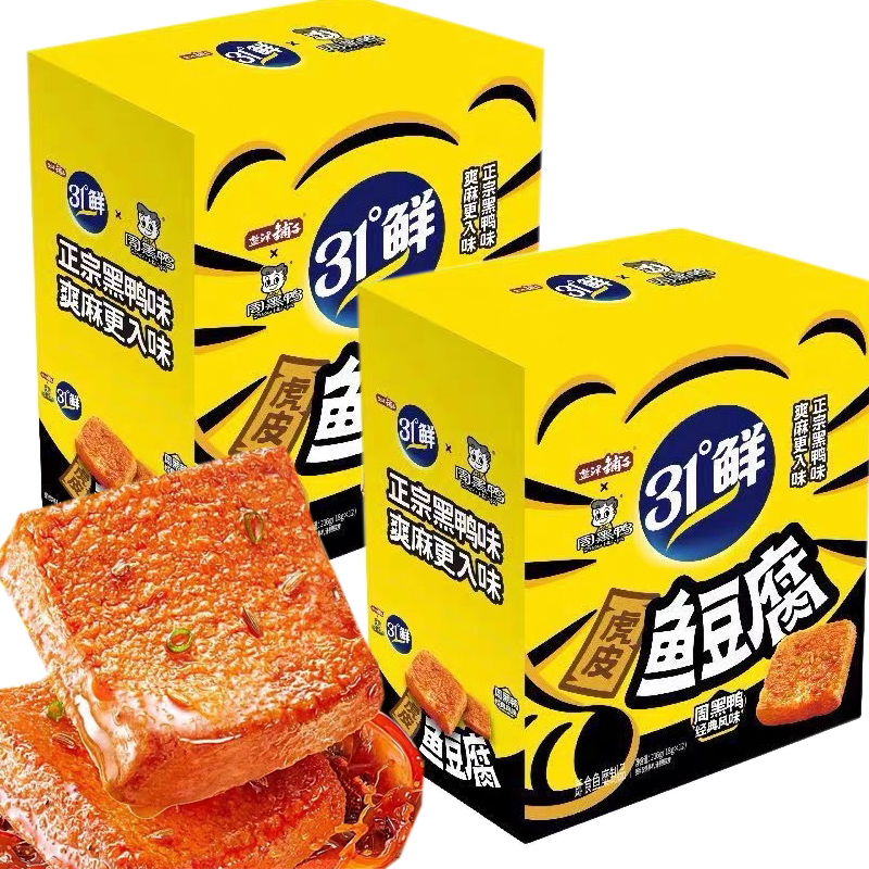 鹽津鋪子 虎皮魚豆腐 黑鴨風味 28g盒裝20包