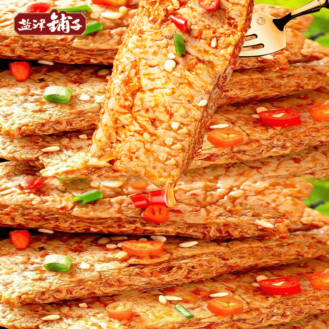 鹽津鋪子 素牛排 素食辣條豆製品 28g盒裝20包 香辣黑椒味