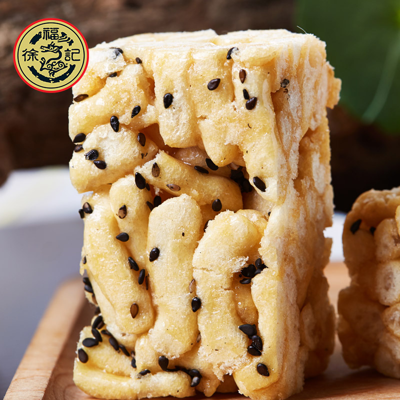 減糖沙琪瑪 徐福記香酥芝麻雞蛋味100g一包