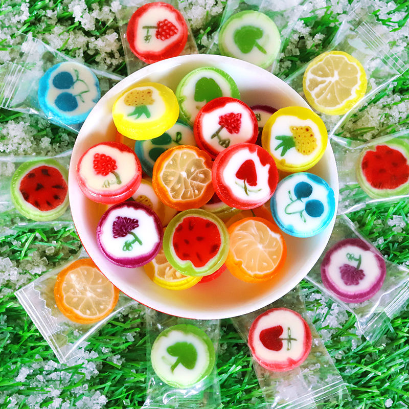現貨 水果切片糖果 硬糖 散裝 喜糖 混合裝