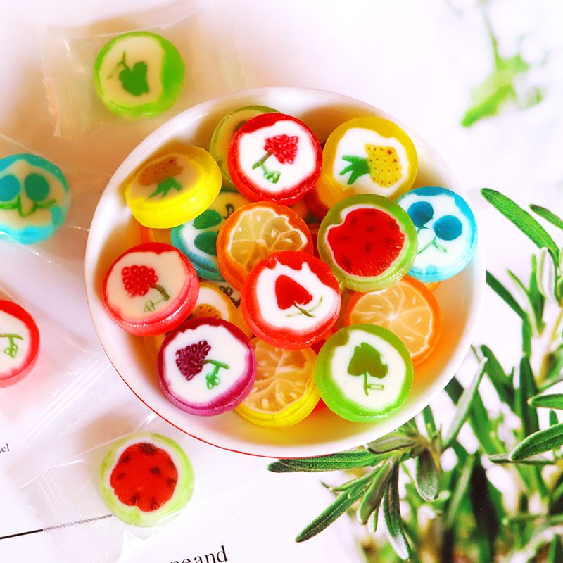 現貨 水果切片糖果 硬糖 散裝 喜糖 混合裝