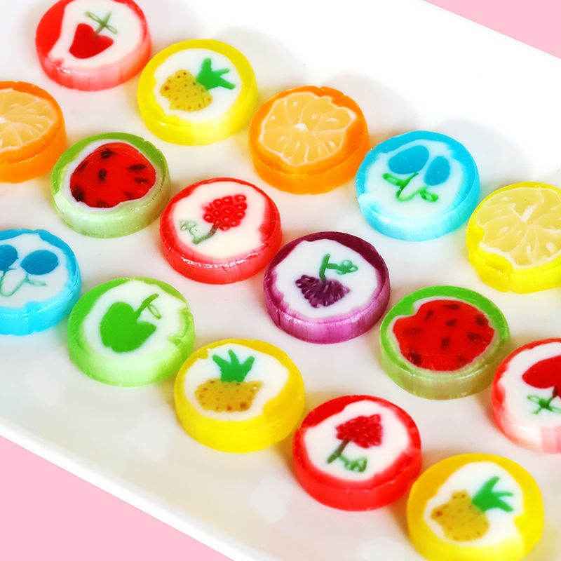 現貨 水果切片糖果 硬糖 散裝 喜糖 混合裝