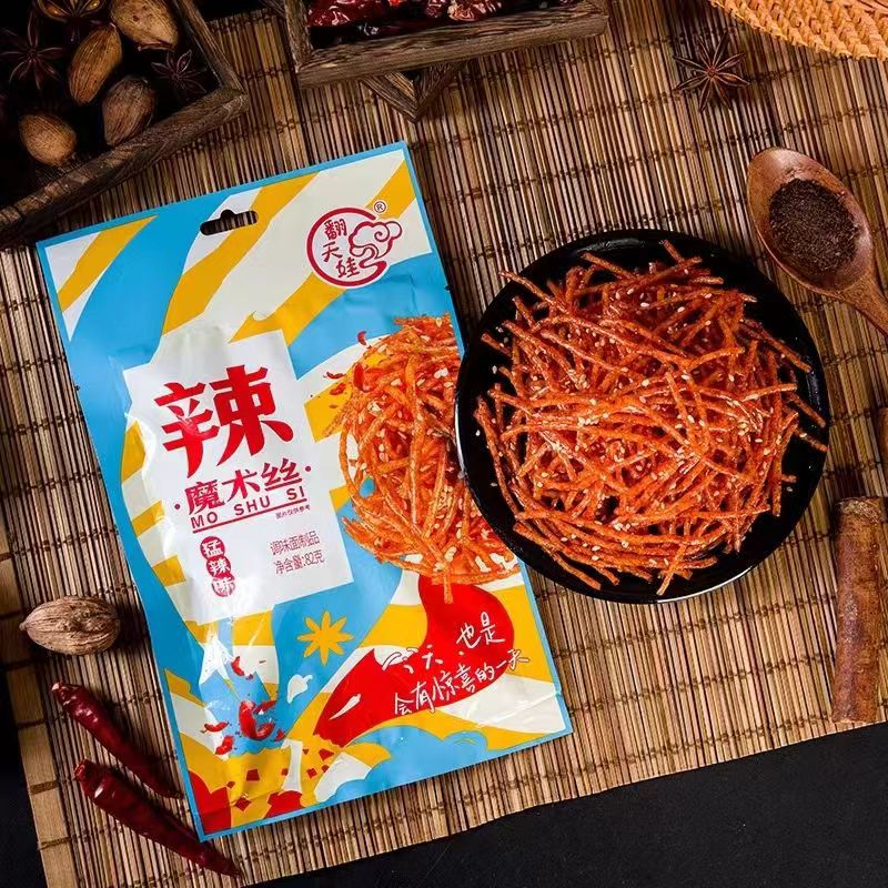 翻天娃元氣棒 魔術絲 辣條 辣棒 香辣絲