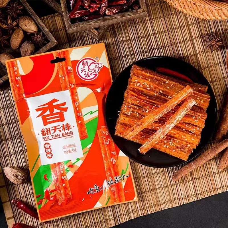 翻天娃元氣棒 魔術絲 辣條 辣棒 香辣絲