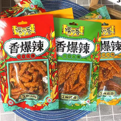 嘴巴香 香爆辣辣條 辣棒辣翅麵筋 一口入魂 70g